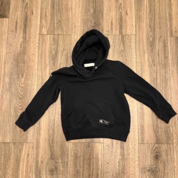 Abercrombie Kids Boys Black Pullover Hoodie Size 7/8 - Picture 1 of 5